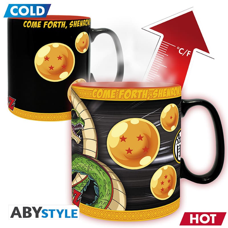DRAGON BALL Z - Shenron Mug Heat Change 460 ml (Tazza cambia colore con il calore)