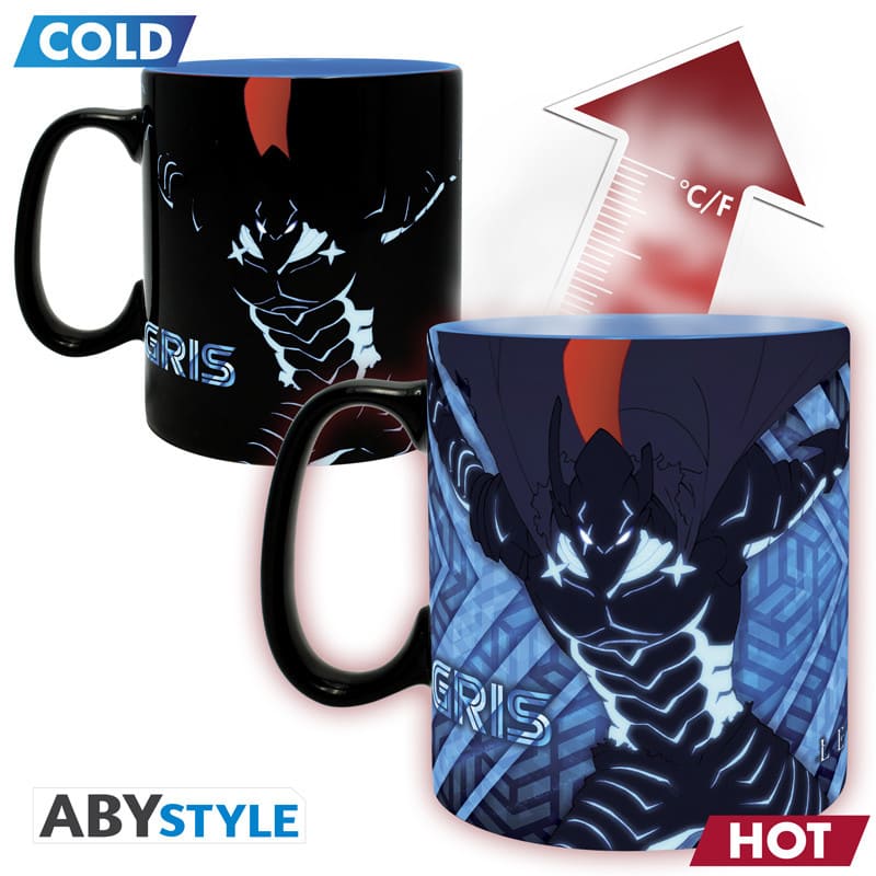 SOLO LEVELING - Jinwoo & Igris Mug Heat Change 460 ml (Tazza cambia colore con il calore)