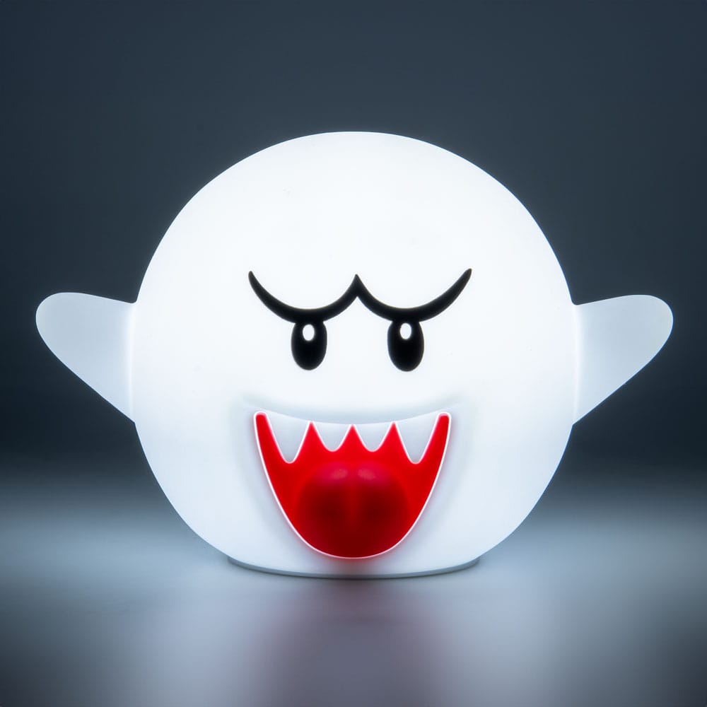 SUPER MARIO - Boo Lampada Squishy Glow Silicone 14 cm