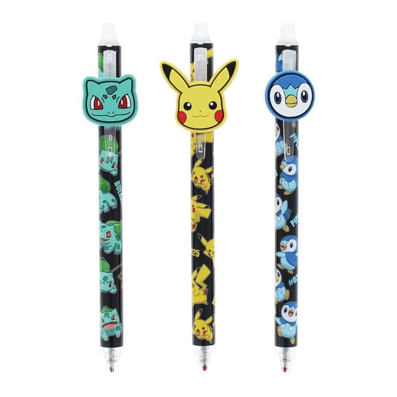 POKÉMON - Erasable Gel Pens 3-Pack Thumbs Up