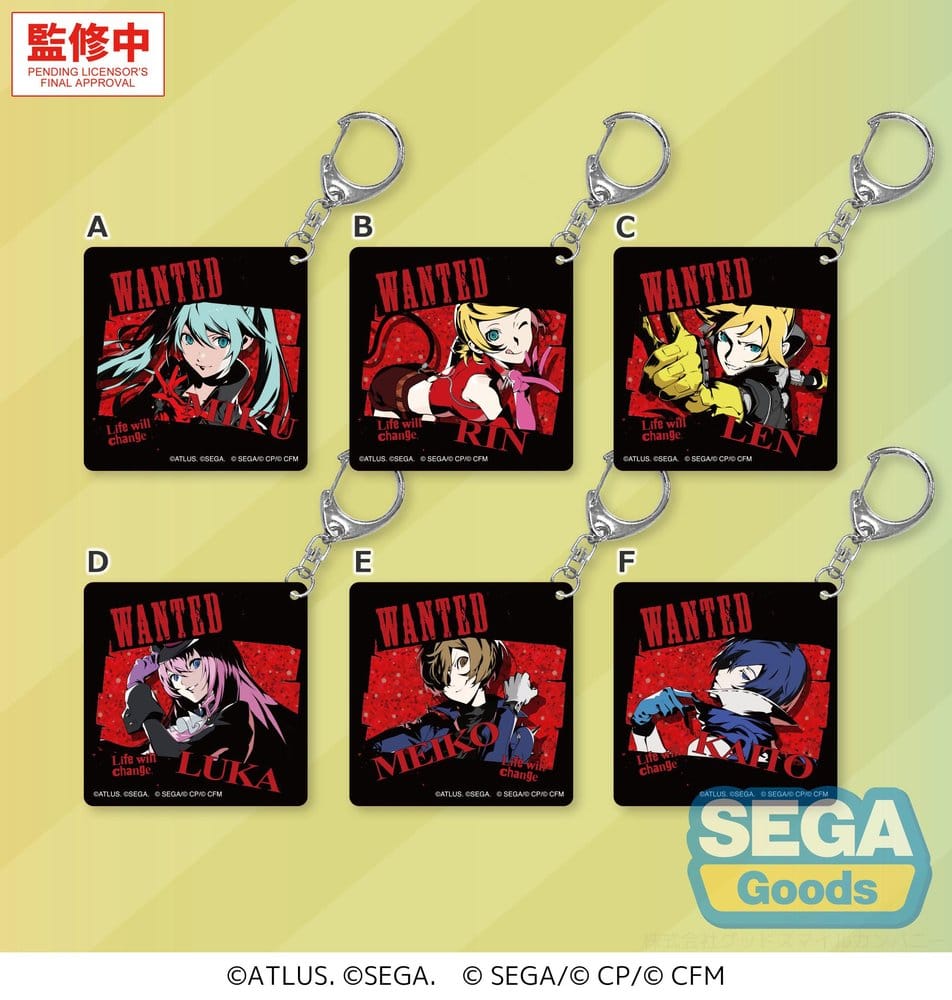 HATSUNE MIKU: COLORFUL STAGE! X PERSONA 5 ROYAL - Acrylic Keychain - 1 Single Blind Box