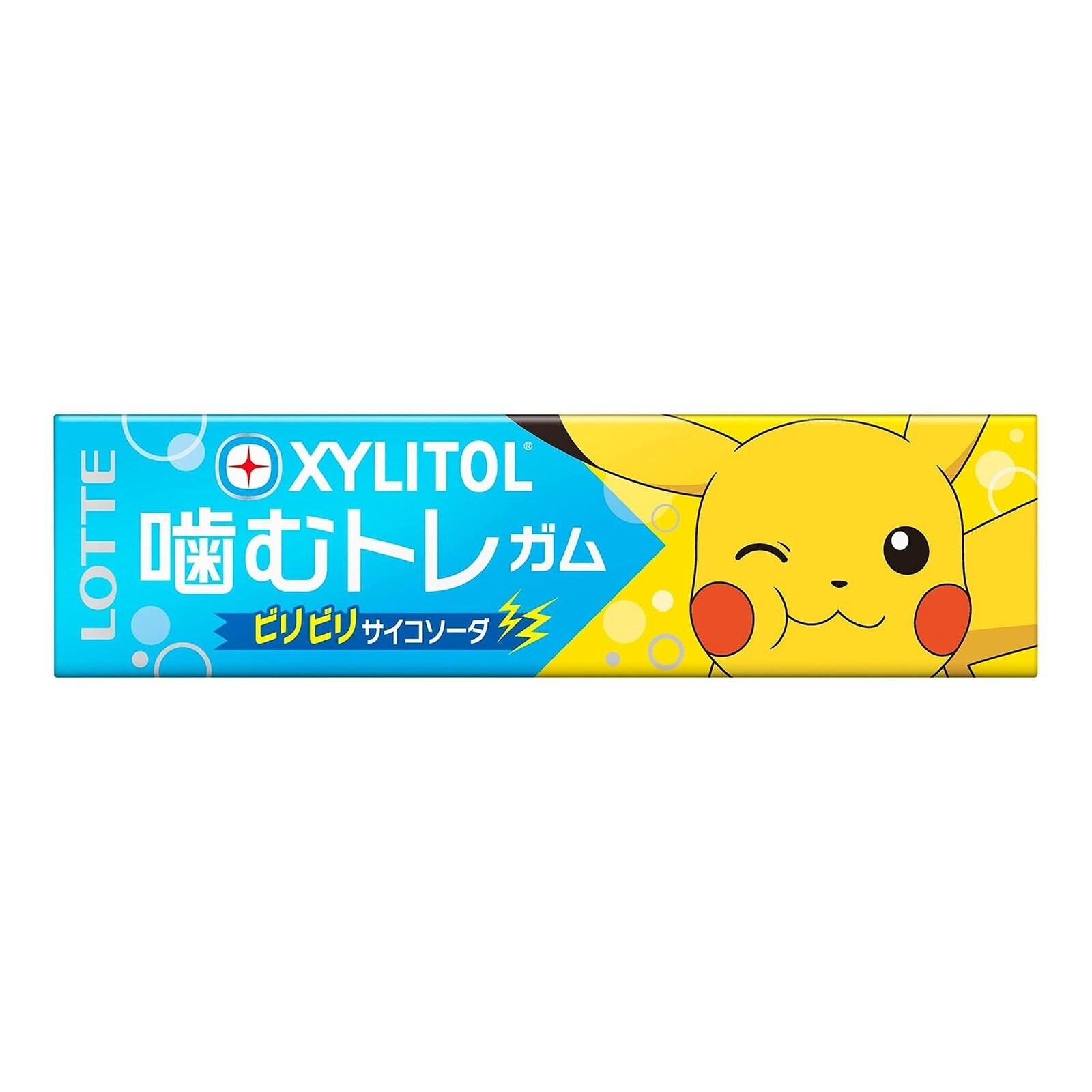 Lotte Xylitol Pokemon Chewing Gum gusto soda (Design Casuale)
