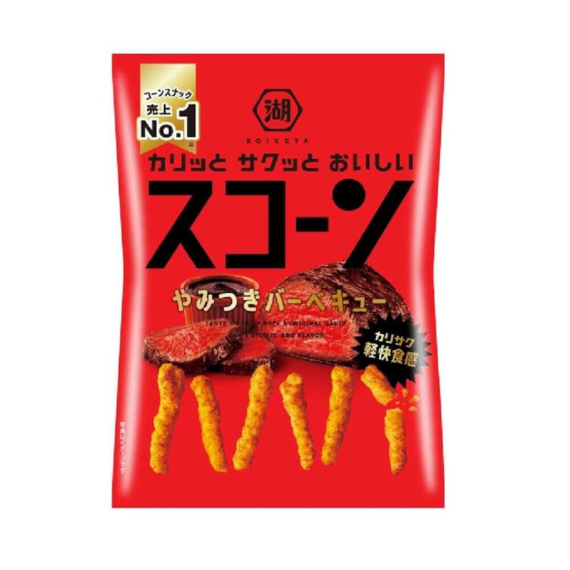 Scorn Addicted BBQ - Snack giapponese croccante e saporito a base di mais al BBQ