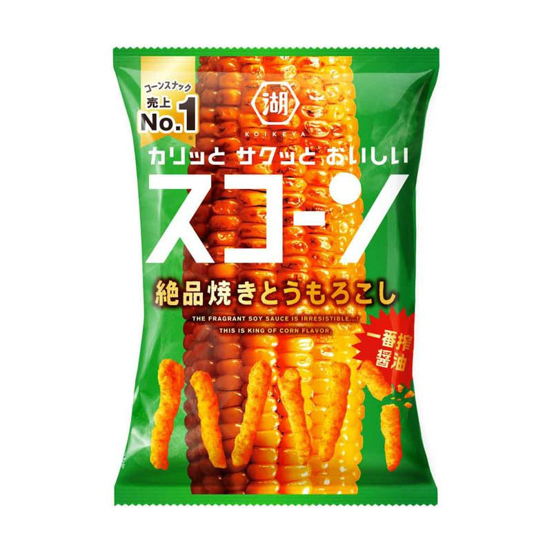 Scorn Zeppin Baked Corn - Snack giapponese croccante al mais