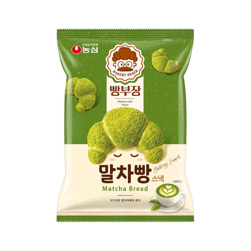 Bakery Snack - Matcha Bread - snack coreano al Matcha