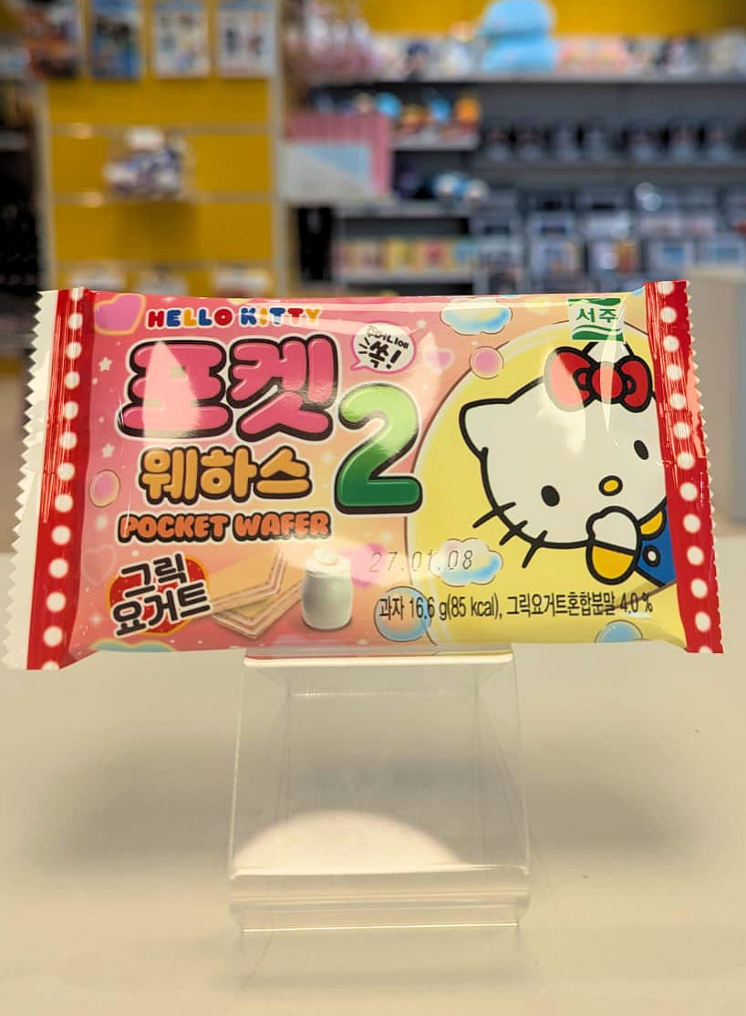 Sanrio Characters Pocket Wafer - Cialda coreana con crema allo yogurt
