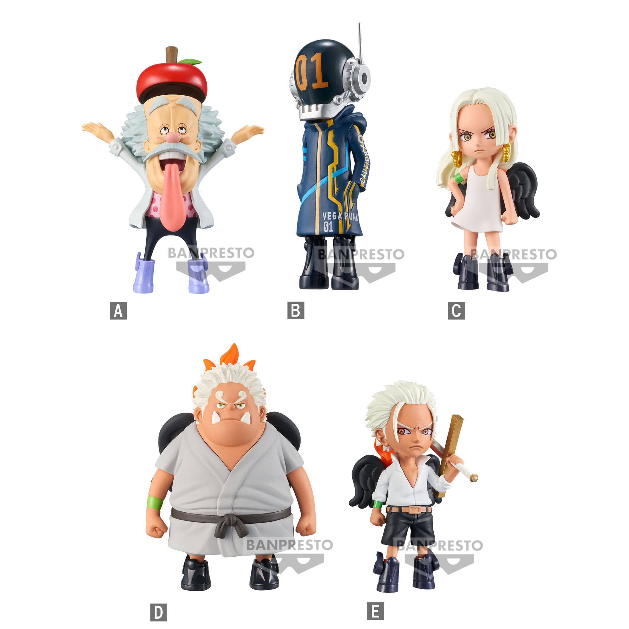 ONE PIECE - Egghead 4 World Collectable Figure Pacco Completo 7 cm