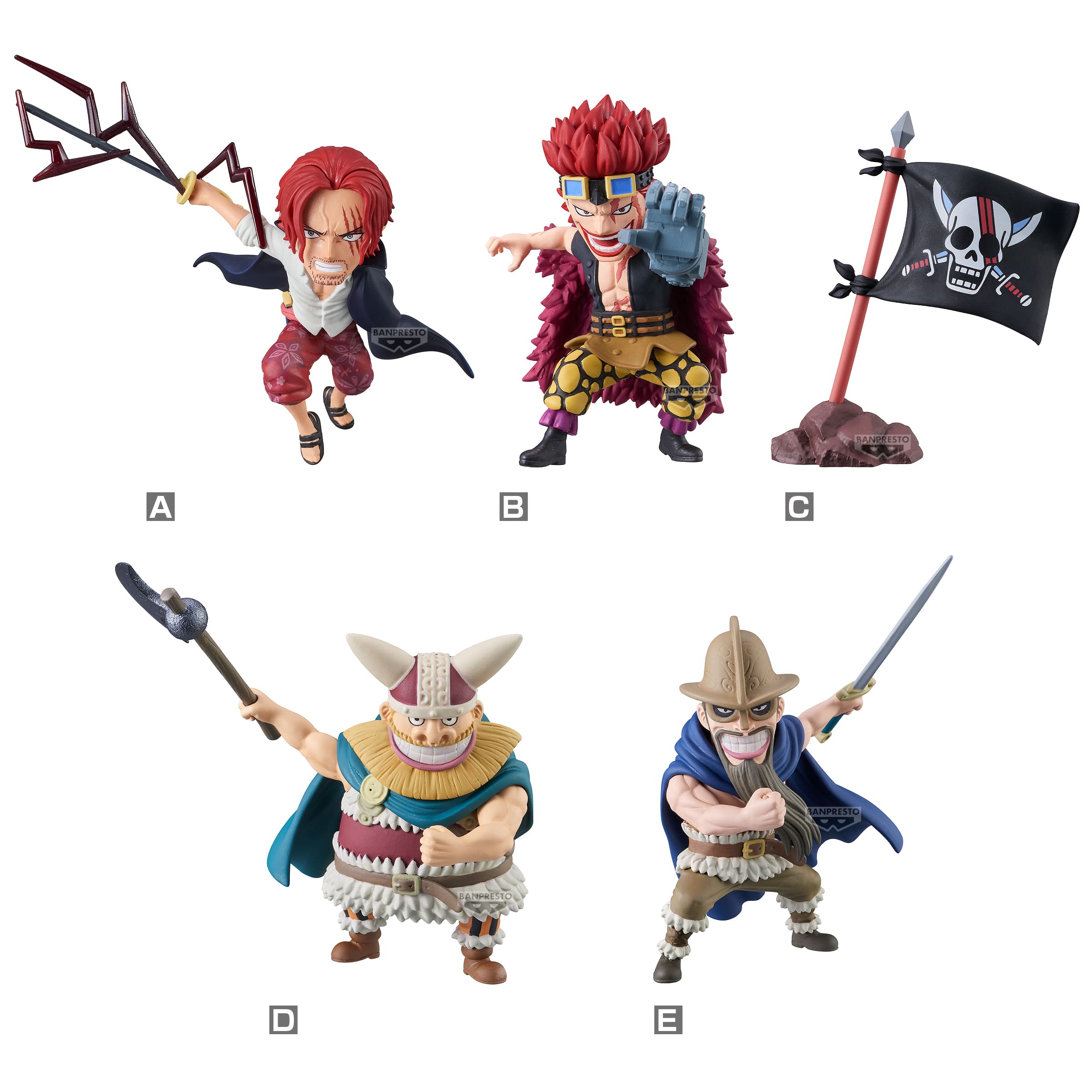 ONE PIECE - Elbaf World Collectable Figure Pacco Completo 7 cm