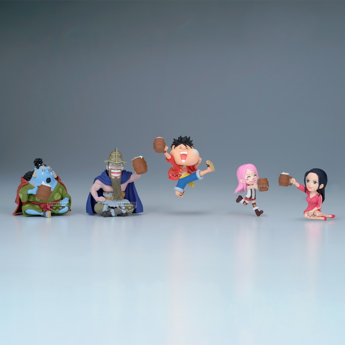 ONE PIECE - Banquet World Collectable Figure Pacco Completo 5 cm