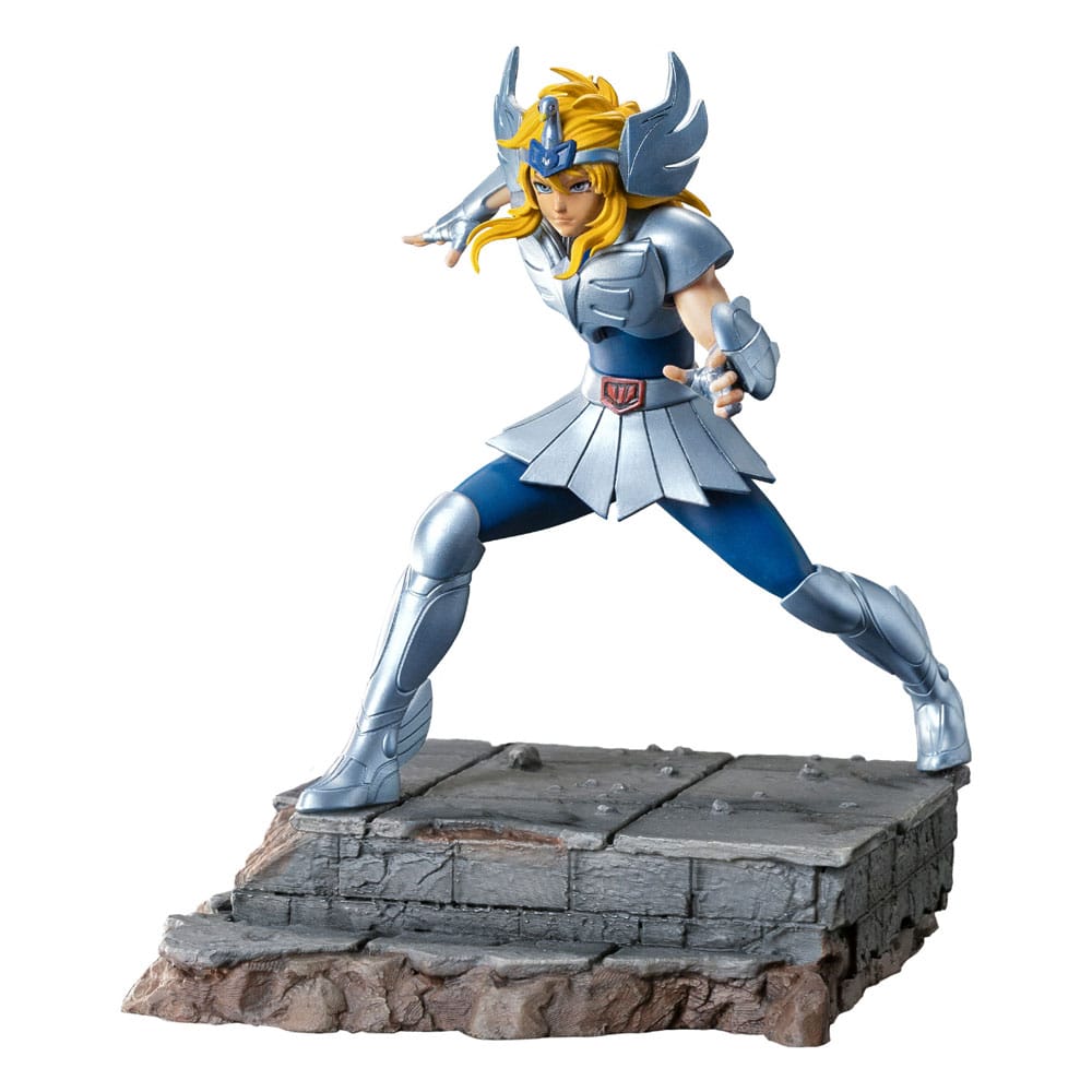 SAINT SEIYA - Cygnus Hyoga 1/10 Scale Statue Iron Studios PVC Figure 19 cm