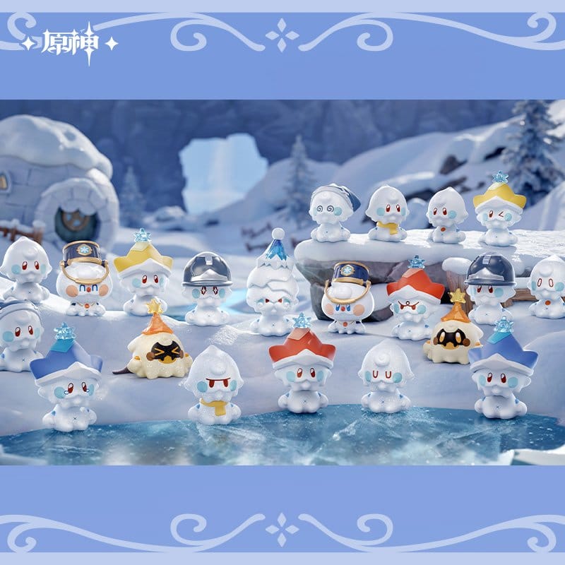 GENSHIN IMPACT - "Jack Frosts of Snezhnaya" Series MiHoYo PVC Mini Figures 4-6 cm - 1 Single Blind Box