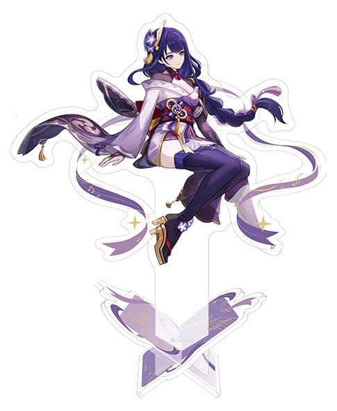 GENSHIN IMPACT - Raiden Shogun Anniversary Celebration Series 6th Anniversary MiHoYo Acrylic Standee 13 cm