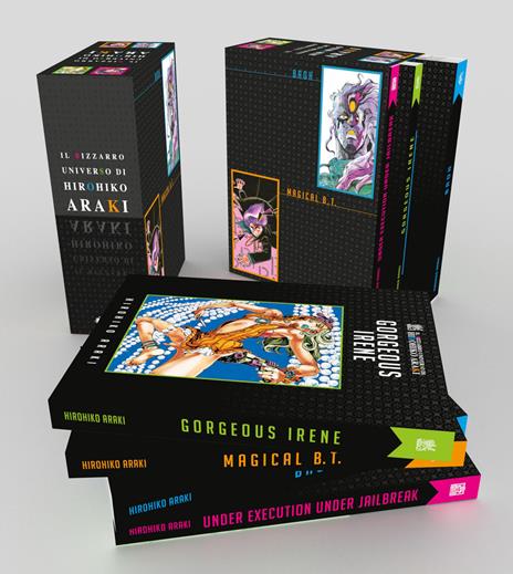 Il bouquet rosso — Il bizzarro universo hirohiko araki complete box Volume singolo