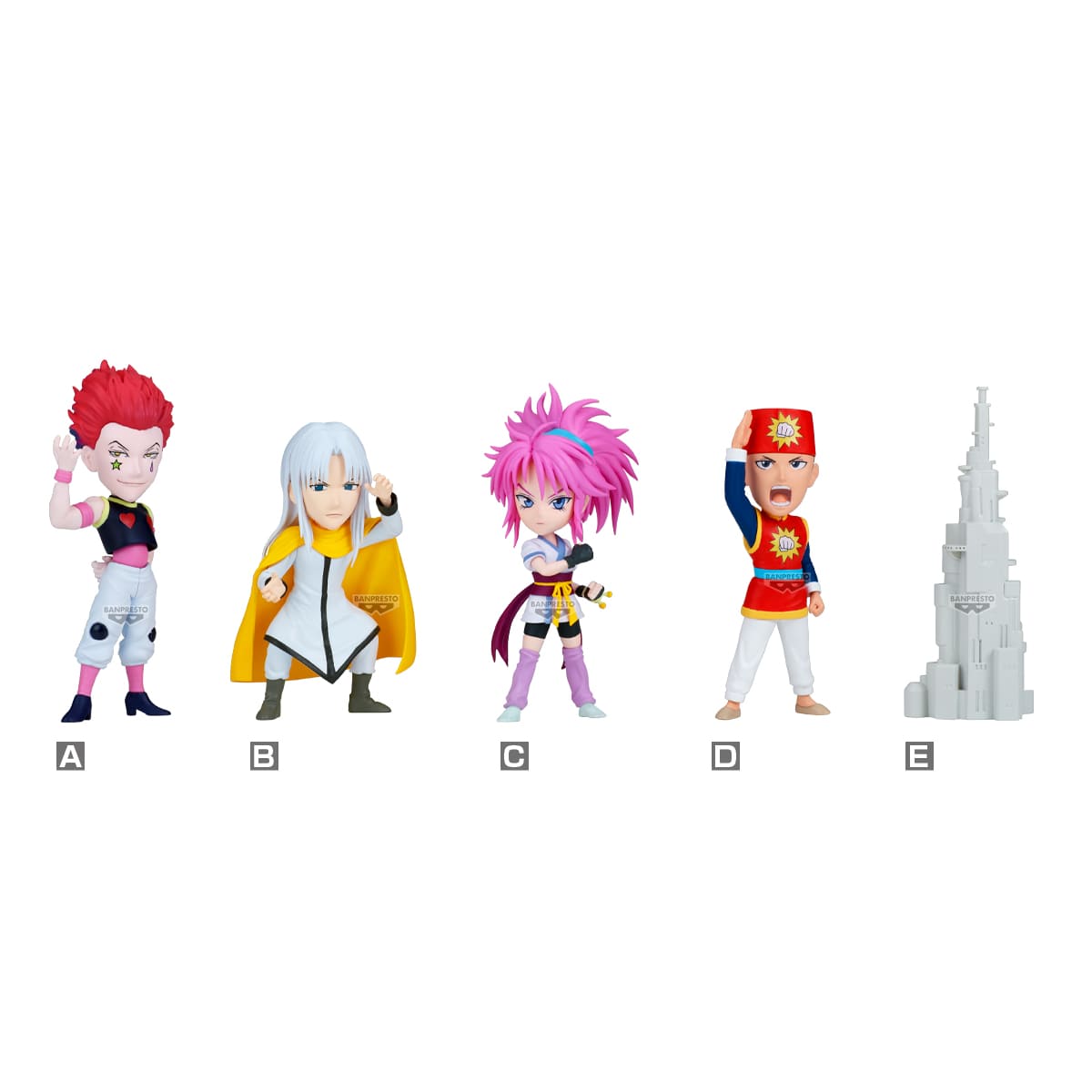 HUNTER X HUNTER - Heavens Arena 2 World Collectable Figure Pacco Completo 6-8  cm