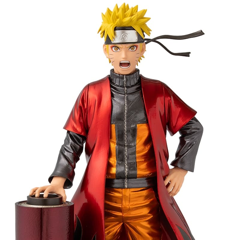 NARUTO SHIPPUDEN - Naruto Uzumaki [The Metallic] Premium Banpresto PVC Figure 30 cm