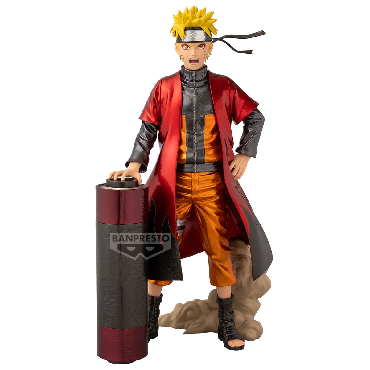 NARUTO SHIPPUDEN - Naruto Uzumaki [The Metallic] Premium Banpresto PVC Figure 30 cm