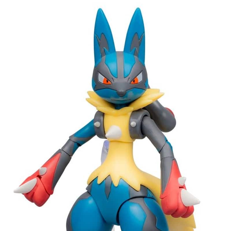 POKÉMON - Mega Lucario Select Super-Articulated Jazwares Action Figure