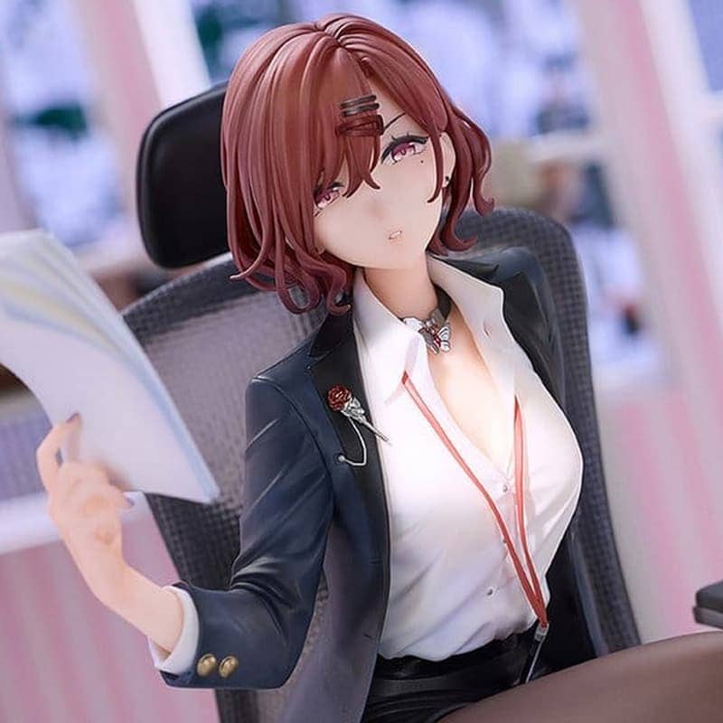 THE IDOLMASTER SHINY COLORS X MAHJONG SOUL - Madoka Higuchi Effortless Work Ver. 1/7 Ssr Figure PVC Figure 21 cm