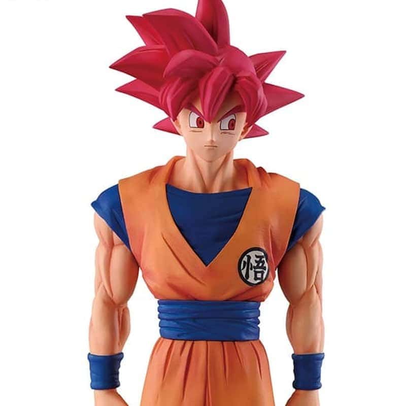 DRAGON BALL SUPER - Super Saiyan God Son Goku Battle Of Gods Bandai Ichibansho PVC Figure 25 cm