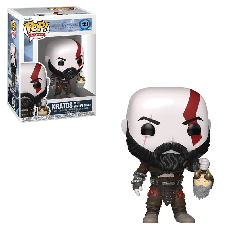 GOD OF WAR RAGNAROK - Kratos with Mimir’s Head Funko Pop 1340