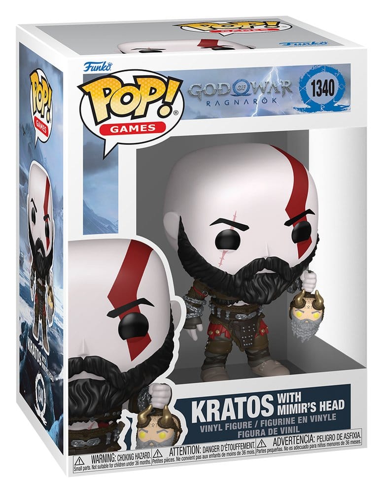 GOD OF WAR RAGNAROK - Kratos with Mimir’s Head Funko Pop 1340
