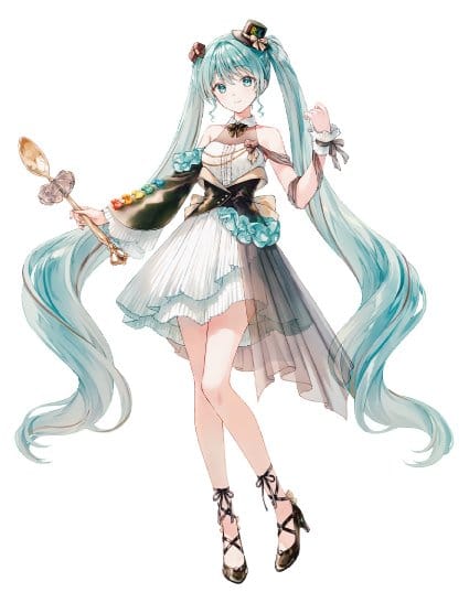 HATSUNE MIKU x Tirol Choco Collaboration - Coffee Nougat Ver. Furyu PVC Figure 19 cm