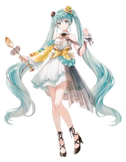 HATSUNE MIKU x Tirol Choco Collaboration - Coffee Nougat Another Color Ver. Furyu PVC Figure 19 cm