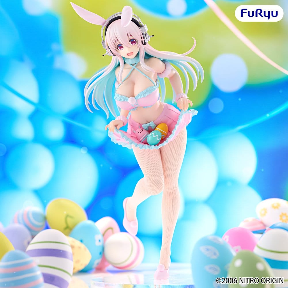 SUPER SONICO - Super Sonico BiCute Bunnies Pastel Easter Ver. Furyu PVC Figure 29 cm