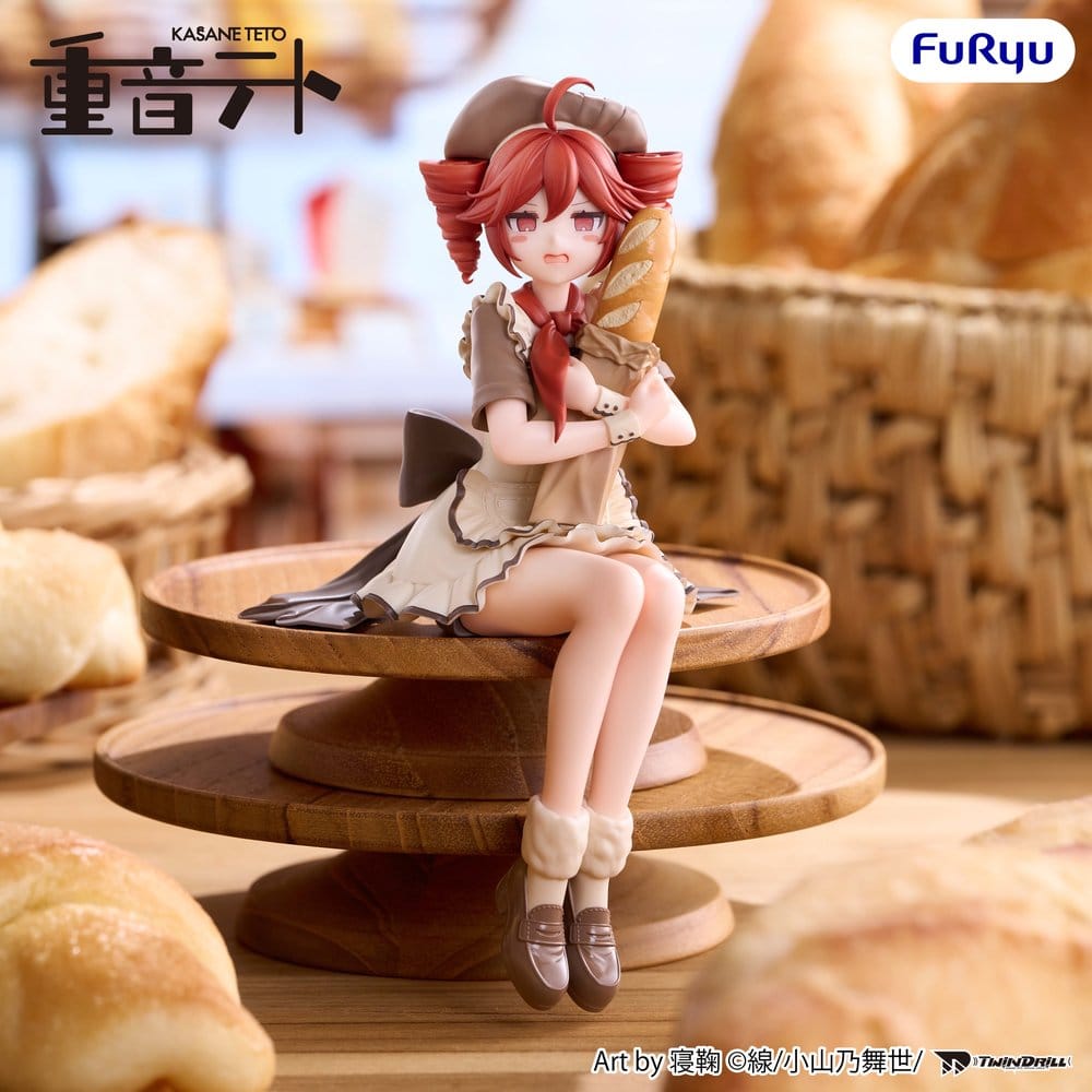 UTAU - Kasane Teto Baguette Ver. Noodle Stopper Furyu PVC Figure 14 cm