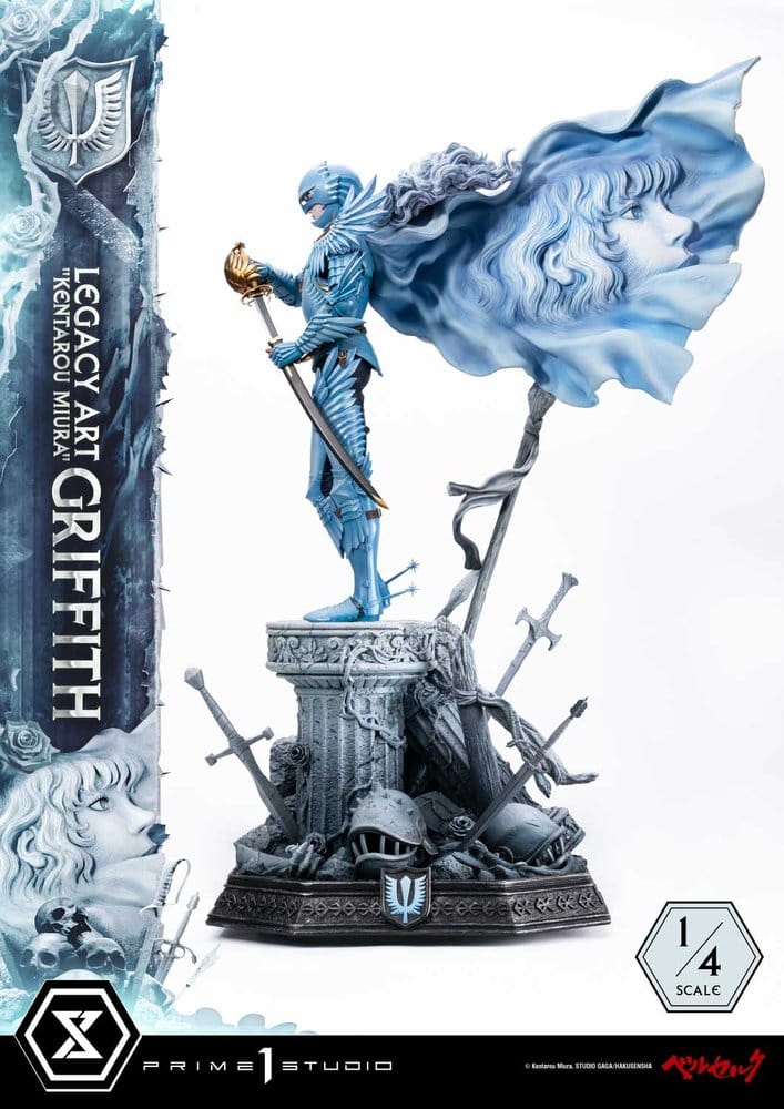 BERSERK - Griffith Legacy Art "Kentarou Miura" Statue 1/4 Prime 1 Studio 93 cm