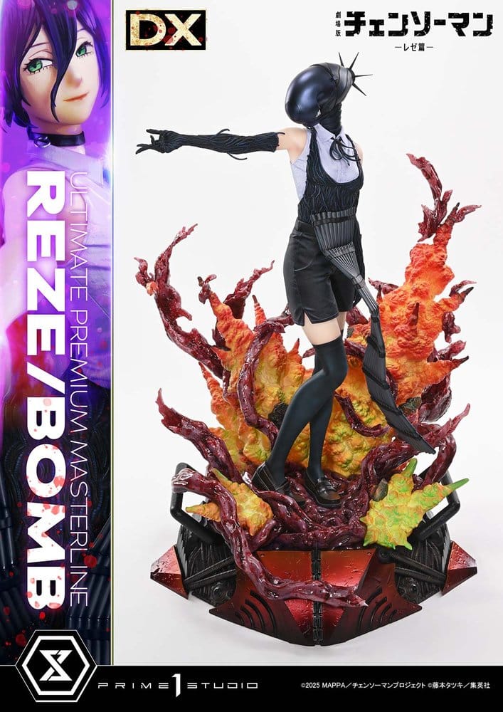 CHAINSAW MAN - REZE/BOMB Deluxe Version 1/4 Ultimate Premium Masterline Series Statue Prime 1 Studio 56 cm