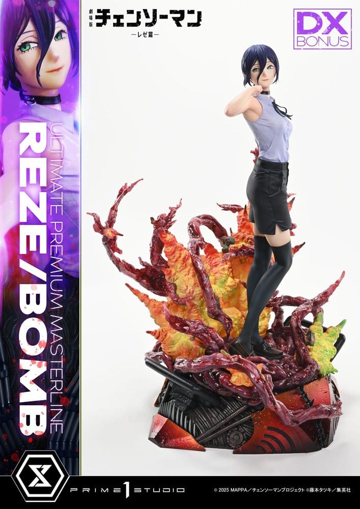 CHAINSAW MAN - REZE/BOMB DX Bonus Version 1/4 Ultimate Premium Masterline Series Statue Prime 1 Studio 56 cm