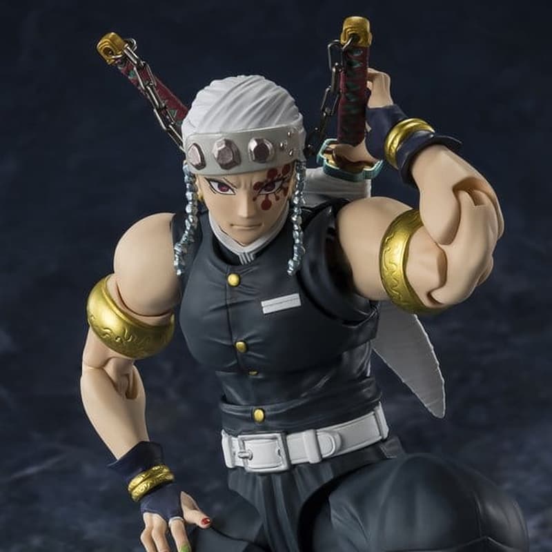 DEMON SLAYER - Uzui Tengen Bandai S.H.Figuarts Action Figure 17 cm