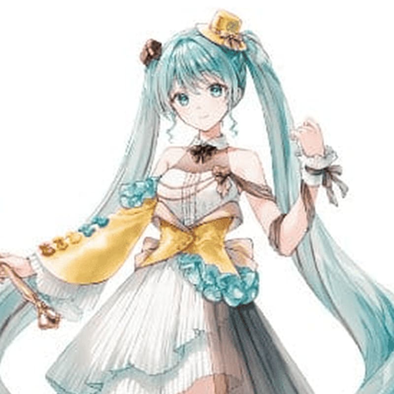 HATSUNE MIKU x Tirol Choco Collaboration - Coffee Nougat Another Color Ver. Furyu PVC Figure 19 cm