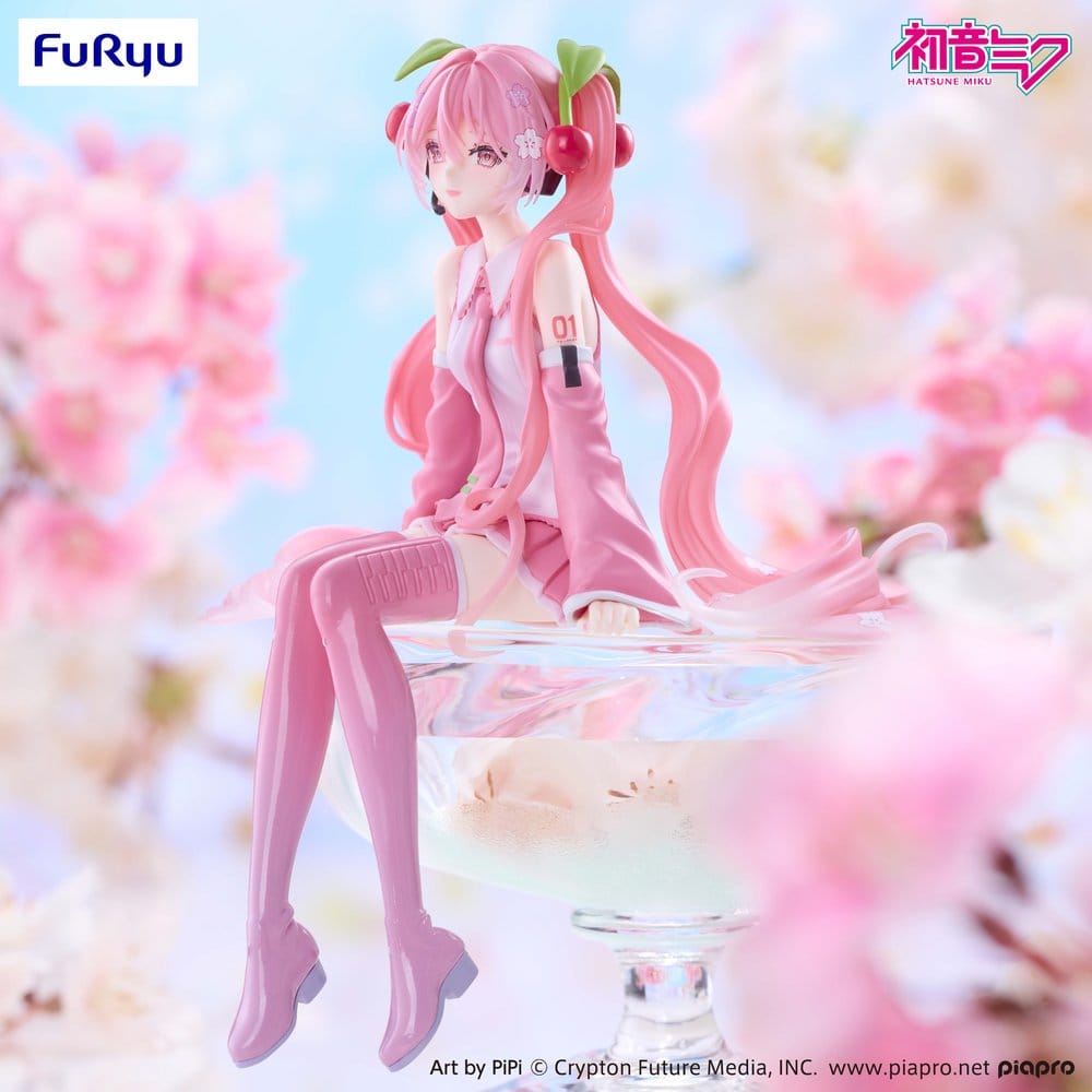 HATSUNE MIKU - Sakura Miku 2026 Smile Ver. Noodle Stopper Furyu PVC Figure 14 cm