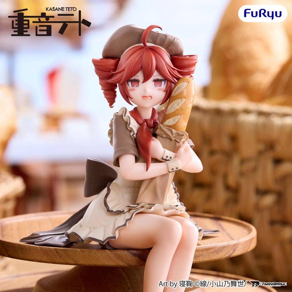 UTAU - Kasane Teto Baguette Ver. Noodle Stopper Furyu PVC Figure 14 cm