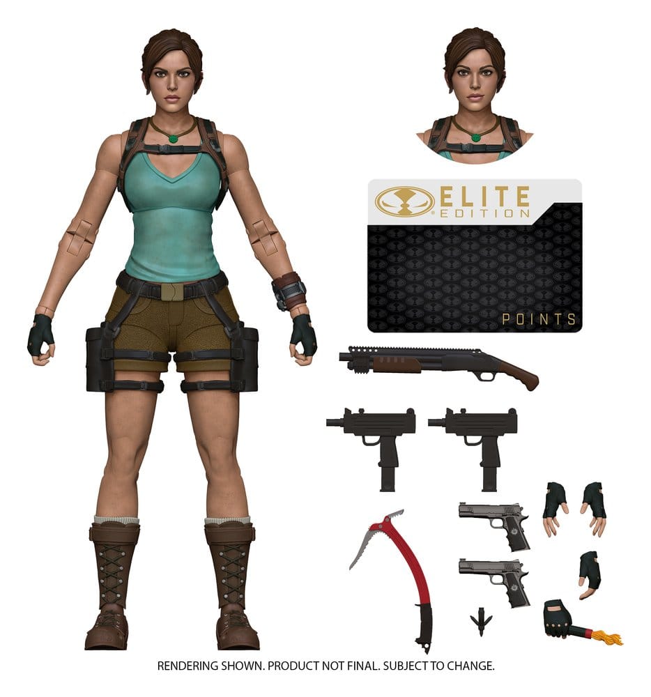 TOMB RAIDER: LEGACY OF ATLANTIS - Lara Croft #25 Elite Edition Deluxe McFarlane Toys Action Figure 18 cm