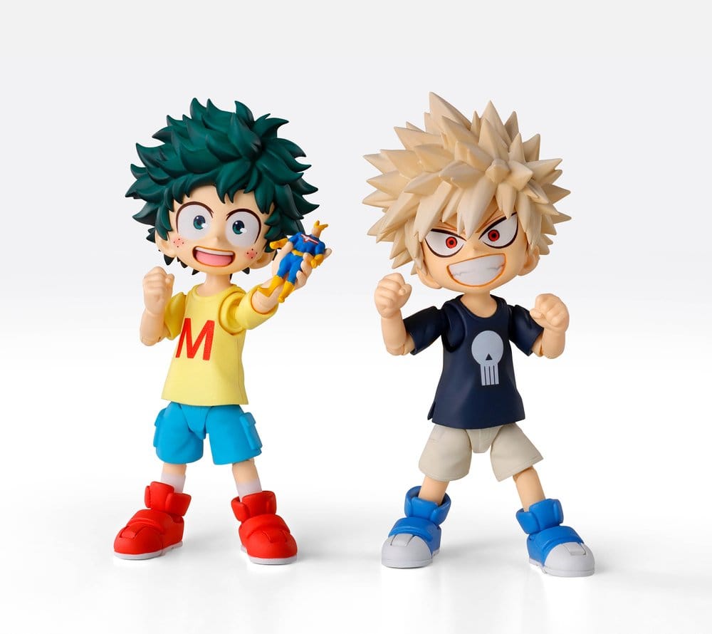 MY HERO ACADEMIA - Izuku Midoriya & Katsuki Bakugo -Childhood Set- S.H.Figuarts Action Figure 9 cm