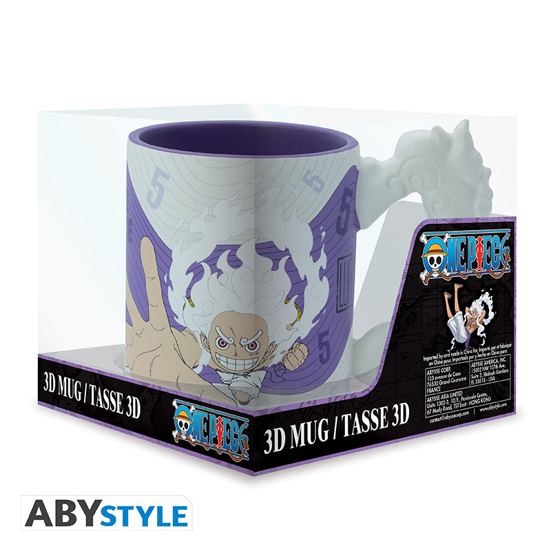 ONE PIECE - Tazza 3D Luffy Gear 5, 460 ml