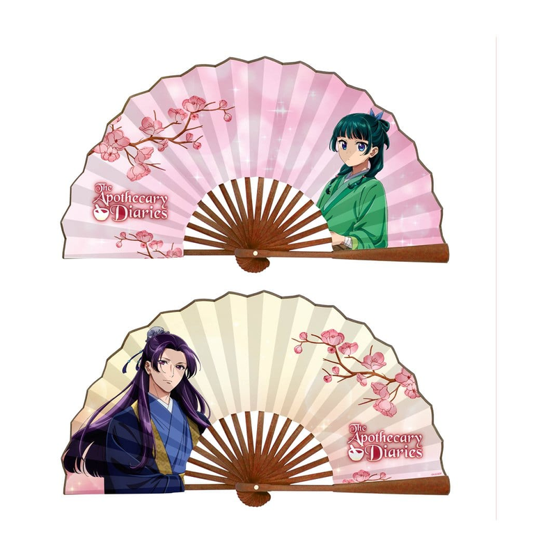 THE APOTHECARY DIARIES - Maomao & Jinshi Japanese Bamboo Fan - Ventaglio