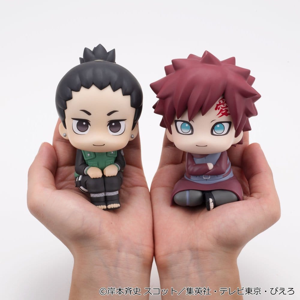 NARUTO SHIPPUDEN - Shikamaru Nara & Gaara Smile ver. Look Up 2-Pack Megahouse PVC Figures 11 cm (with gift)