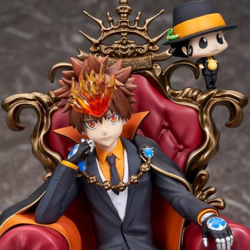 KATEKYO HITMAN REBORN - Tsunayoshi Sawada & Reborn Proof PVC Figure 21 cm