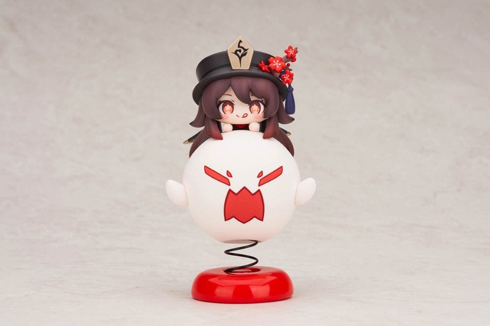 GENSHIN IMPACT - Hu Tao Chibi Chara Yurayura Stand Ver. Apex PVC Figure 10 cm