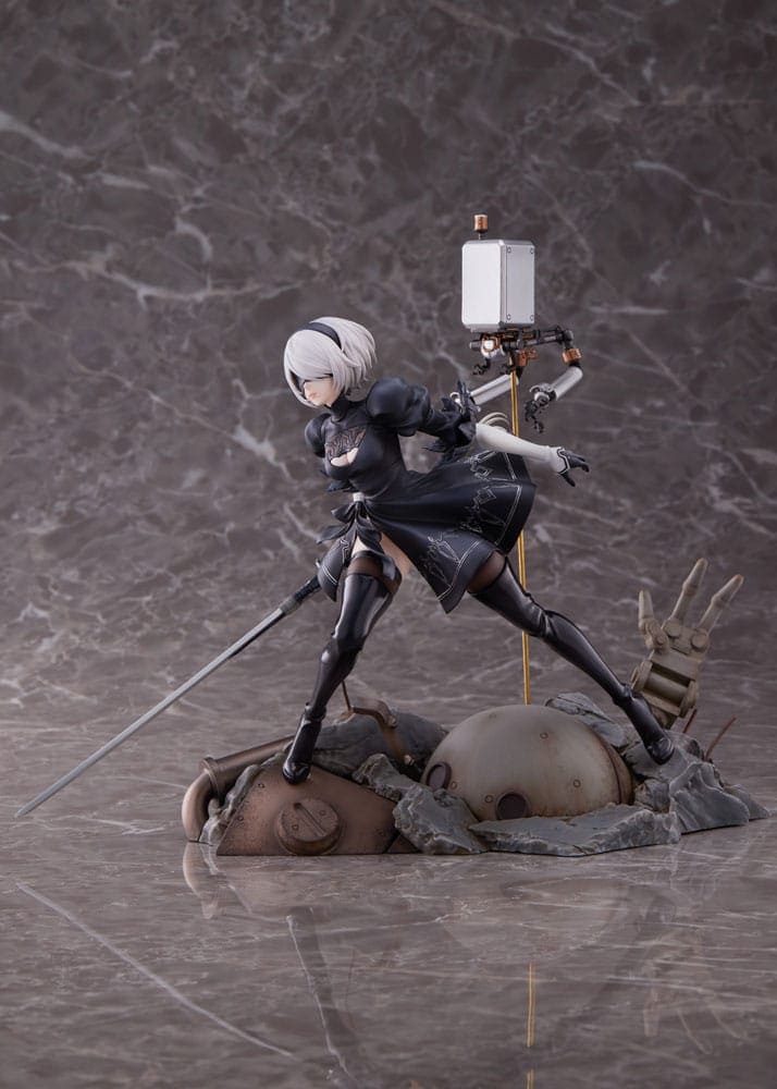NIER: AUTOMATA - 2B Ver. 1.1a Deluxe Version Aniplex PVC Figure 20 cm