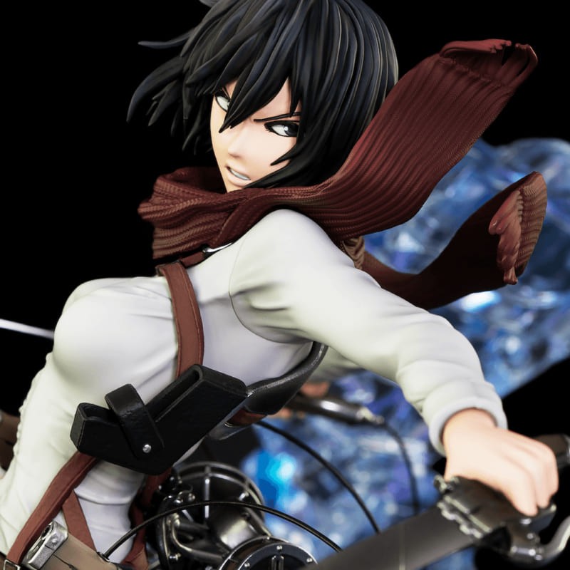 ATTACK ON TITAN - Mikasa Ackerman 1/6 Kitsune Statue Resin Statue 39 cm