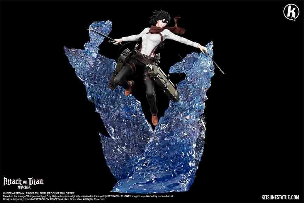 ATTACK ON TITAN - Mikasa Ackerman 1/6 Kitsune Statue Resin Statue 39 cm