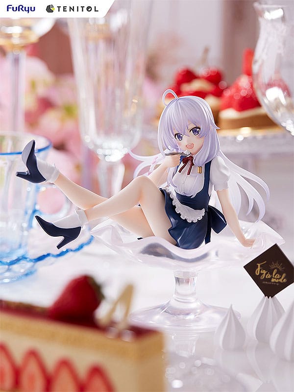 MAJO NO TABI TABI Wandering Witch The Journey of Elaina - Elaina Fig à la mode Tenitol PVC Figure 12 cm