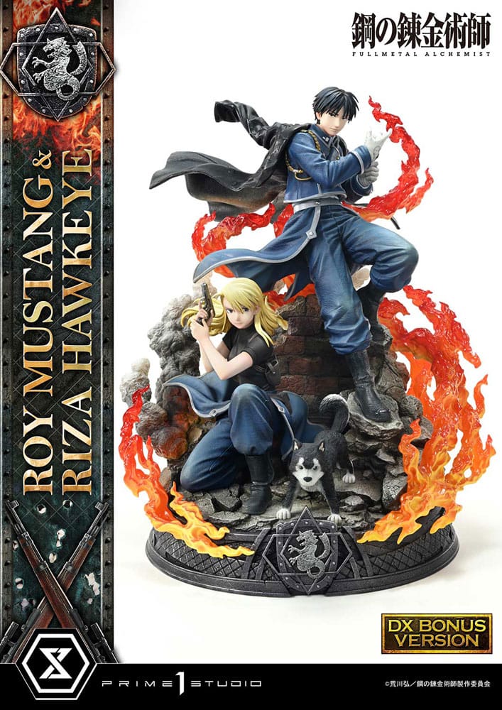 FULLMETAL ALCHEMIST - Roy Mustang & Riza Hawkeye Concept Masterline Statue 1/6 Deluxe Bonus Version Prime 1 Studio 50 cm