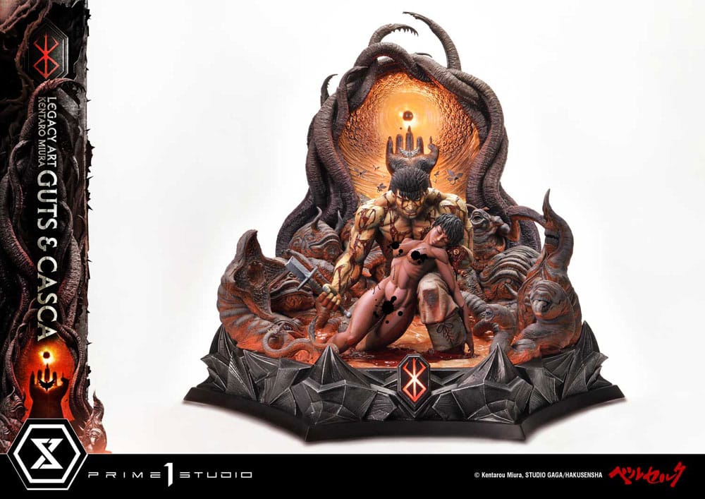 BERSERK - Guts & Casca Ultimate Legacy Art Kentaro Miura  1/4 Resin Figure 72 cm
