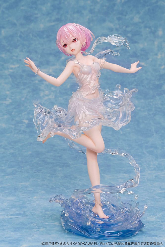 RE: ZERO - Ram Aqua Dress 1/7 Design Coco PVC Figure 23 cm